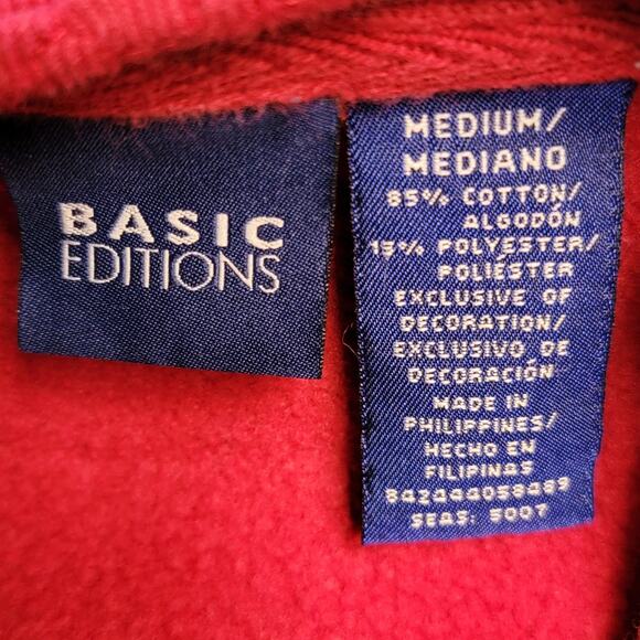 VTG 90s Grandma Sweatshirt Womens Sz M Cat Kittens Embroidered Bell Christmas - Picture 10 of 10